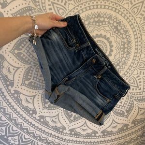 American Eagle Blue Jean Shorts